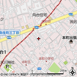 ニチイホーム 渋谷本町周辺の地図