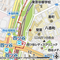 東京都千代田区六番町14周辺の地図