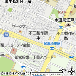 中田屋船堀工場周辺の地図