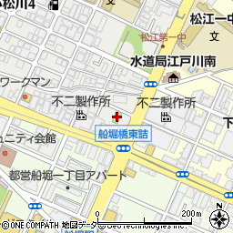 ローソン東小松川四丁目店周辺の地図