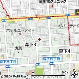 大江戸荘周辺の地図