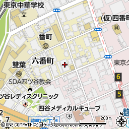 東京都千代田区六番町5-13周辺の地図