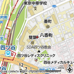 東京都千代田区六番町9-11周辺の地図
