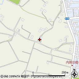 千葉県四街道市内黒田252周辺の地図