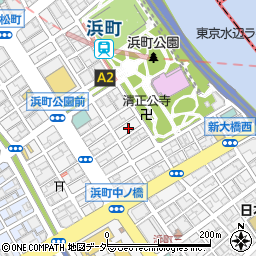 東京都中央区日本橋浜町2丁目46周辺の地図