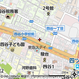 フラワーデザインスクール秋桜花・四谷校周辺の地図