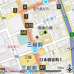福徳神社社務所周辺の地図