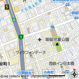 東京都中央区日本橋小舟町6周辺の地図