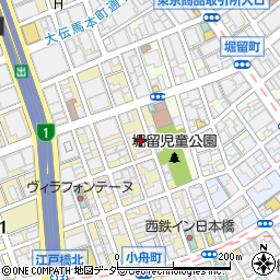 東横ＩＮＮ日本橋三越前Ａ４周辺の地図
