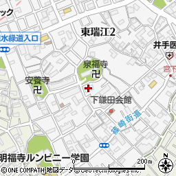 東瑞江アパート４号棟周辺の地図