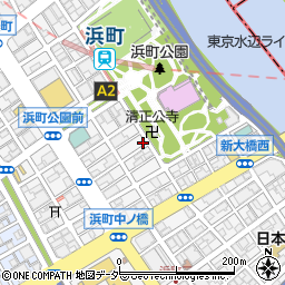東京都中央区日本橋浜町2丁目46-6周辺の地図
