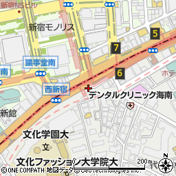 ニッポンレンタカー新宿南口営業所周辺の地図