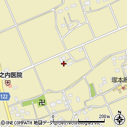 千葉県匝瑳市東小笹695周辺の地図
