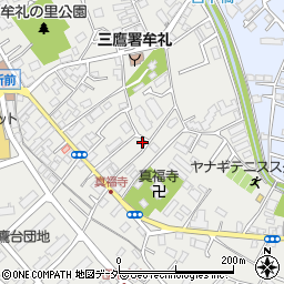 東京都三鷹市牟礼2丁目周辺の地図
