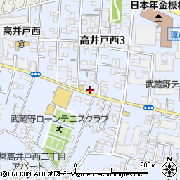 名鉄協商高井戸西３丁目駐車場周辺の地図