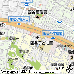 東京都新宿区四谷2丁目11-10周辺の地図