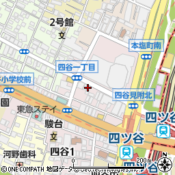 鳥貴族 四谷三栄通り店周辺の地図