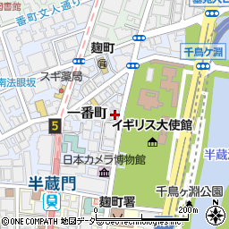 東京都千代田区一番町29-1周辺の地図