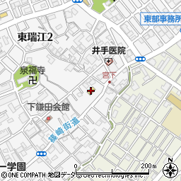 セブンイレブン江戸川東瑞江鎌田店周辺の地図