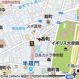 東京都千代田区一番町9周辺の地図