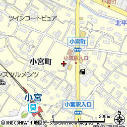 東京都八王子市小宮町877周辺の地図