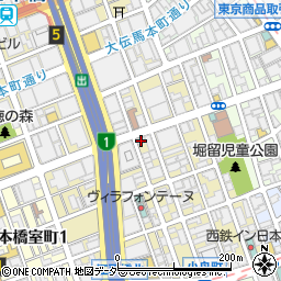 トランクルーム・マイトランク　日本橋三越前・受付センター周辺の地図