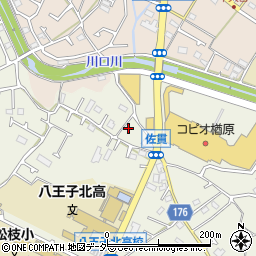 東京都八王子市楢原町811周辺の地図