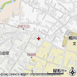 甲府西田郵便局周辺の地図