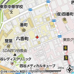 東京都千代田区六番町7-24周辺の地図