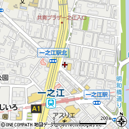 薬局くすりの福太郎一之江店周辺の地図