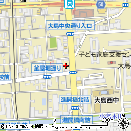 ガラス交換の生活救急車　江東区・受付センター周辺の地図