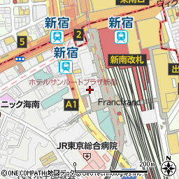 ＪＲ東日本本社ビル周辺の地図