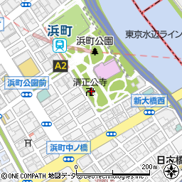 東京都中央区日本橋浜町2丁目59-2周辺の地図