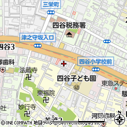 東京都新宿区四谷2丁目11-11周辺の地図