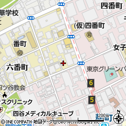 東京都千代田区六番町3周辺の地図