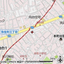 東日本倉庫株式会社　東京営業所周辺の地図