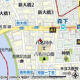 東京都江東区新大橋3丁目5周辺の地図