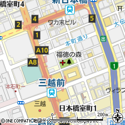 福徳神社周辺の地図