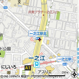 一之江駅北周辺の地図