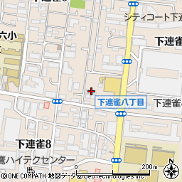 日本政策金融公庫三鷹寮周辺の地図