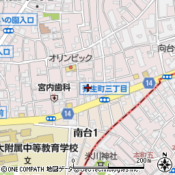 東京都中野区弥生町3丁目9-5周辺の地図