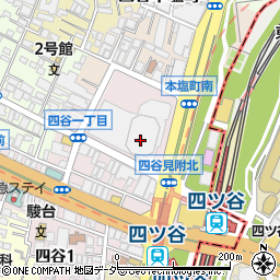 朝日生命保険相互会社　四谷本社周辺の地図