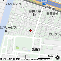 千葉県船橋市栄町2丁目周辺の地図