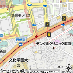 西新宿２周辺の地図