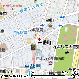 東京都千代田区一番町4-4周辺の地図