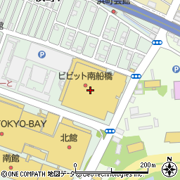 カットオンリークラブ　ビビットスクエア南船橋店周辺の地図