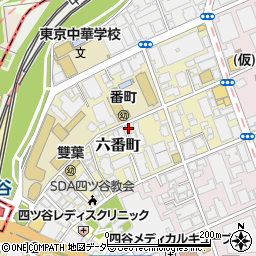 東京都千代田区六番町7-27周辺の地図
