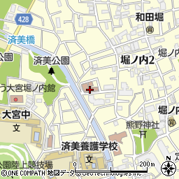 ジャパンケア堀ノ内　訪問介護センター周辺の地図
