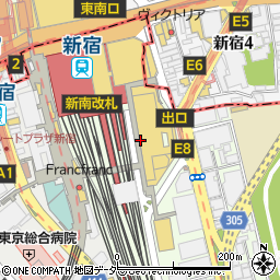 人形町今半 新宿高島屋店周辺の地図