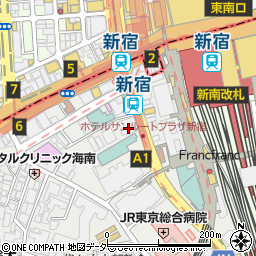 新宿三信ビル周辺の地図